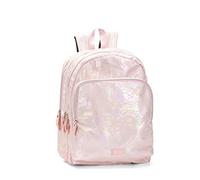 Comix - Zaino Romantic Pink Scuola Media, Elementare e Superiore, con Schienale Imbottito e Rinforzato, Spallacci Regolabili e Vano Principale + Tasca Frontale con Zip, cm 32x21x43h, 31lt