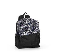 Comix , Zaino Scuola Unisex Bambini E Ragazzi, Bianco/Nero, Taglia unica