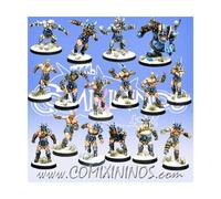 Comixinino Fanasty Calcio Norreno 28m Squadra W/ Neve Troll (16) (2017 Nuovo