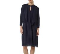 comma 2161971 Maglione Cardigan, Blu, M Donna
