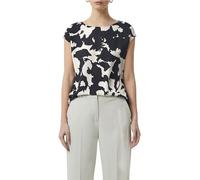 comma 2163169 T-Shirt, Blu, 3XL Donna