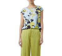 comma 2163169 T-Shirt, Blu, 50 Donna