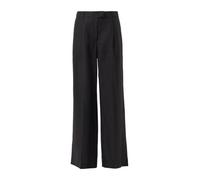 comma 2174331 Pantalone Wide Leg, Nero, 42 Donna