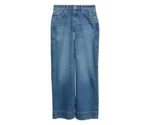 Comma - Anna Jeans a Gamba Larga - - Jeans - Donna - Blu - L