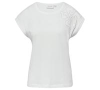 comma casual identity 2163889 T-Shirt, Bianco, 40 Donna