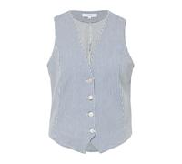 comma casual identity Gilet da completo blu denim / bianco Donna - Abbigliamento - Taglie comode - Blazer comma casual identity 40