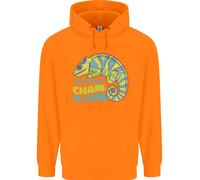 Comma Chameleon Divertente Lizard Bambini Felpa con Cappuccio