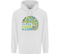 Comma Chameleon Divertente Lizard Bambini Felpa con Cappuccio