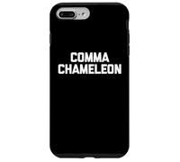 Comma Chameleon - Scrittore divertente Insegnante di inglese Autore Grammatica Custodia per iPhone 7 Plus/8 Plus