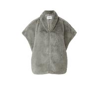 COMMA Gilet in pelliccia sintetica grigio | L