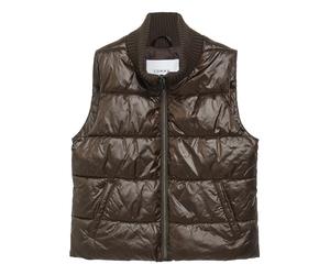 Comma - Gilet Piumino con Tasche con Zip - - Jackets - Donna - Marrone - S