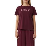 Comma T-shirts Burgundy Taglia: 38 | Pantaloni Outlet | Donna | Marrone