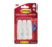 Command 17002-6VPFGN Small 17002-6-Ganci universali in Confezione Risparmio, Bianco, S