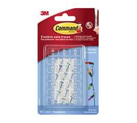 Command 17017CLRN 17026CLR, mini clip decorative, trasparenti, strisce
