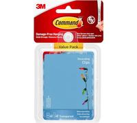 Command 17026Clr-Vp Clip Decorative Trasparenti con Adesivo Trasparente, Istruzioni Solo in Lingua Inglese