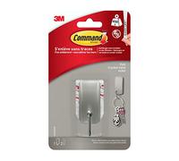 Command 17033FGN Kleiner 17033-Gancio in Metallo Spazzolato con 2 Strisce, Nichel