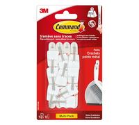 Command 17067-9VPFGNH Small 17067FGN-Gancio a Filo Metallico, Bianco, S