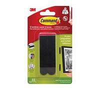 Command 17202BLK Immagine di Fissaggio, Confezione da 4, 2 Fogli, Misura Grande, Nero