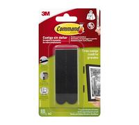 Command 17206BLK Strisce Appendiquadri Misura L-Nere, Nero, L