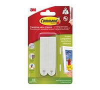 Command 4 Bilder-Montagne 17206-Strisce per montaggio, misura L, 8 strisce, colore: Bianco, out_of_print, Grande
