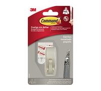 Command 58221 Gancio Metallico in Nickel Spazzolato Riflettente Moderno Piccolo MR01-BN