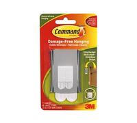Command Appendiabiti universale in metallo, da appendere senza danni, per quadri, cornici, specchi e orologi, può contenere fino a 3,6 kg