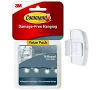 Command - Clip trasparenti per cavi, 13 clip