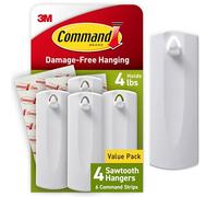Command, ganci per foto, colore bianco, PH040-4NA