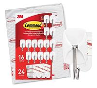 Command GP067-16NA Piccolo Filo Hardware, Argento, Bianco, 16 Ganci