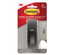 Command Grande gancio in metallo bronzo lucidato a olio con riflessioni moderne