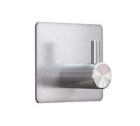 Command Hook 3 ganci in acciaio inox, ganci adesivi, ganci per abbigliamento e porta (argento)