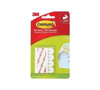 Command, linguette adesive per poster, White, 72 Strips