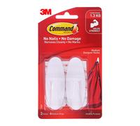 Command Medium Designer Gancio Bianco Appeso senza danni Tiene saldamente senza