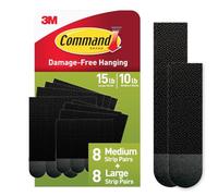 Command PH209BLK-16NA Strisce sospese, Nero, M