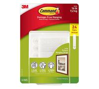 Command Picture & Frame Hanging Strips, Large (24 Pair) by Command
