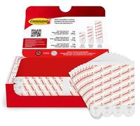 Command Strisce adesive da parete per grandi ganci da parete per interni, senza attrezzi, strisce adesive rimovibili per ganci natalizi, 20 strisce bianche di comando