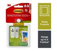 COMMAND Strisce Adesive Grandi Medie Piccole Per Quadri Supporto Poster Ganci