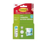 Command Strisce di montaggio per quadri, piccole, 4 paia (8 strisce), bianche, appese senza foratura, fino a 2 kg, rimovibile senza lasciare residui