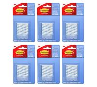 Command Strisce di ricarica trasparenti medie [rimovibili]: confezione da 12 (trasparenti) [6 set]