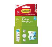 Command Strisce per appendere quadri 17202WHI-4-UKN, bianche, piccole, 4 paia (8 strisce)