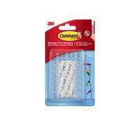 Command™ Trasparente Decorazione Clip con Strisce (Confezione 20) COM17026CLR