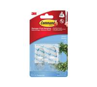 Command™ Trasparente Ganci Con Strisce, Medio (Confezione 2) COM17091CLR