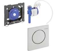 Comando orinatoio Geberit con scarico pneumatico, piastra di azionamento Mambo - 116.013.FW.1