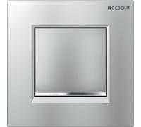 Commande Geberit pour urinoir avec déclenchement pneumatique du rinçage, plaques de déclenchement type 30, 116.017.JQ.1, 116.017.JQ.1, Colorazione: laccato cromo opaco, rivestito facile da pulire / cr