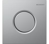Geberit Controllo orinatorio (con scarico pneumatico, piastra di azionamento tipo 01, chorm opaco, rivestimento facile da pulire, piastra di pressione, maniglia) 116011JQ5