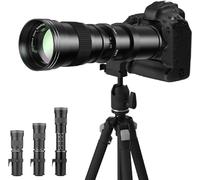 COMMANDER OPTICS Teleobiettivo zoom manuale 420-800 mm f/8.3 per Canon EOS M5, M6, M6 Mark II, M10, M50, M50 Mark II, M100, M200 e altri supporti EF-M | Obiettivo fotocamera