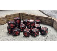 Commando D6 - Set di dadi (16) Bolt Action by Warlord Games