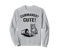 Commands? Simpatico gatto amante dei gatti Pianta gattino divertente Felpa