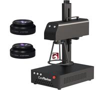 ComMarker Incisore Laser a Fibra, Macchina per Incisione Laser a Fibra Raycus B4 30W, Palmare da Tavolo, Compatibile con Taglierina Laser LightBurn per Metallo, Acciaio Inossidabile, Argento, Gioielli