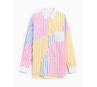 Comme Des Garçons Men's Shirt Ref. FM-B030-S24-1 Colore Blu Multi Rosa Giallo Taglia M